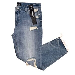 NWT Express Girlfriend Regid Denim Jeans